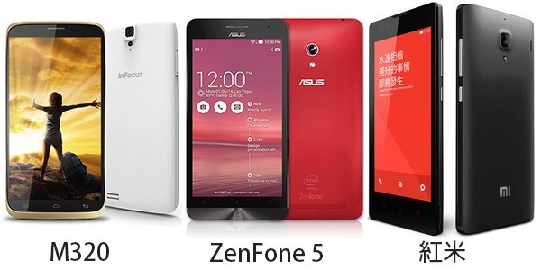 低價手機選擇：M320、ZenFone 5、紅米手機，你怎麼選擇呢？
