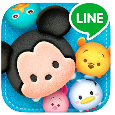 iOS/Android 遊戲《LINE Disney Tsum Tsum》迪士尼消除遊戲，國際版火熱上架