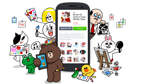 Line 貼圖創作市集 Line Creators Market 正式開賣囉！支持原創啦