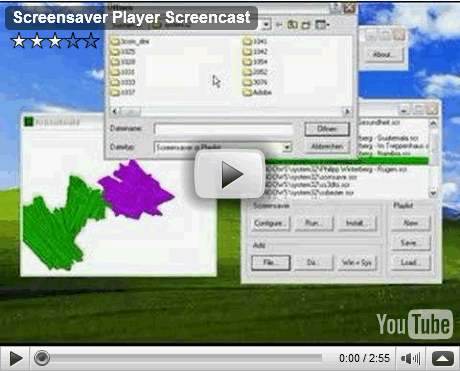《Screensaver Player》螢幕保護程式播放清單製作工具