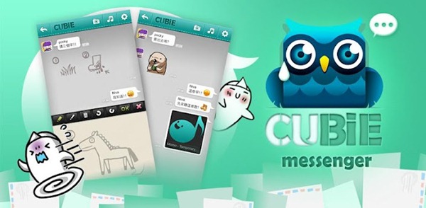 Android/iOS軟體《Cubie Messenger》免費網路簡訊APP，還可以手繪塗鴉