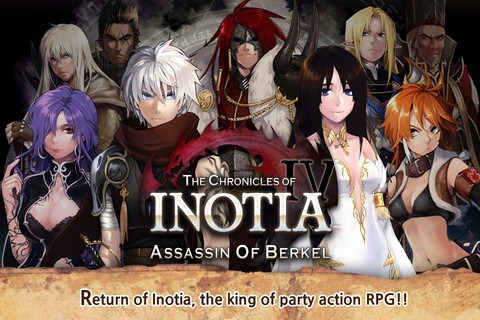 iOS/Android遊戲《艾諾迪亞Inotia 4: Assassin of Berkel》RPG大作出新版囉
