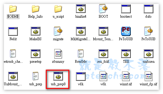 如何將USB隨身碟（或記憶卡+讀卡機）製作成Windows XP安裝碟