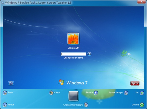 系統工具《Logon Screen Tweaker》修改/調整Windows 7登入/關機畫面