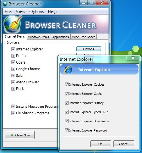 瀏覽器工具《Browser Cleaner》一鍵清除瀏覽器的垃圾檔、暫存及快取相關資料