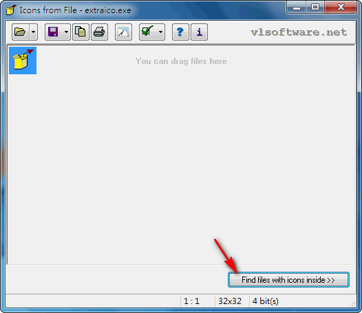 《Icons from File》快速取得執行檔或DLL檔所附加的ICON圖示