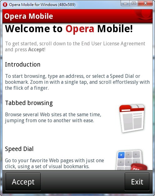 手機模擬瀏覽器《Opera Mobile》看看網站在手機上的呈現效果