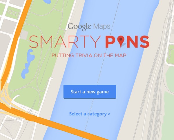 Smarty Pins – 在 Google 地圖上挑戰超有難度的大地遊戲，增廣見識