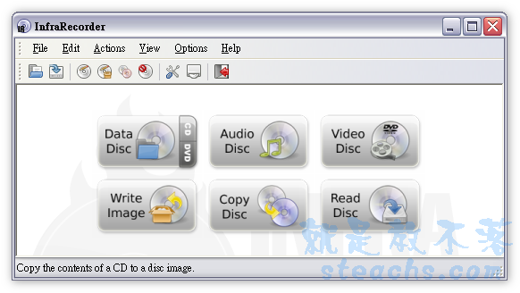 免費燒錄軟體《InfraRecorder》檔案輕巧、功能齊全、多語系免安裝！