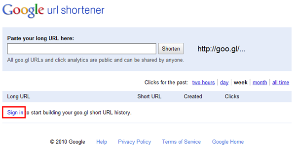 Google短網址《goo.gl》網站正式上線，加入即時統計分析數據