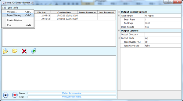 PDF轉檔軟體《Some PDF Images Extract》批次匯出PDF內的圖片