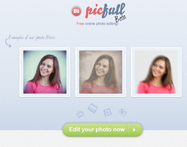 線上照片編輯《PicFull》18種特效直接套用，還可微調多項參數