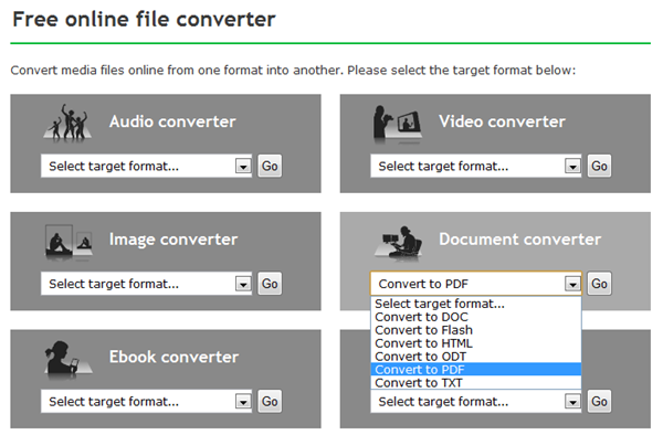 萬用線上轉檔工具《Oline Convert》支援音樂、影片、影像、文件、電子書、驗證碼