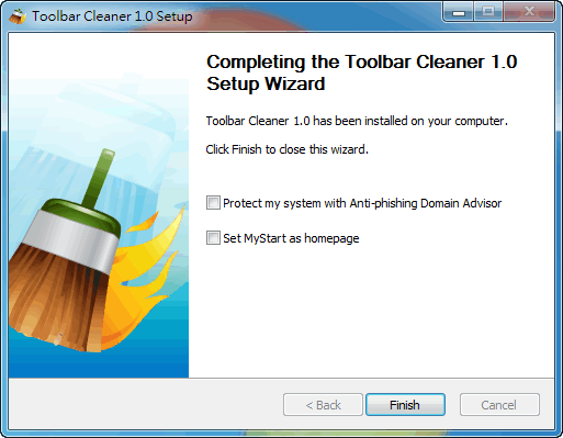 瀏覽器工具《Toolbar Cleaner》一鍵移除加裝在瀏覽器上惱人的第三方工具