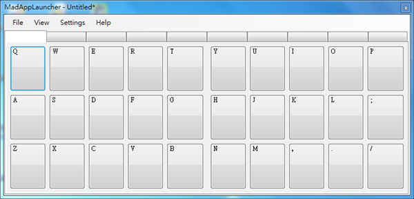 桌面捷徑收納工具《MadAppLauncher》不僅收納捷徑，還將每個程式對應鍵盤按鍵方便使用