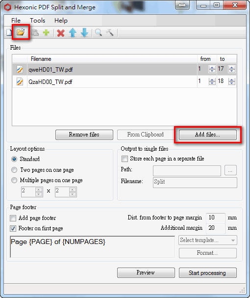 PDF工具《Hexonic PDF Split and Merge》目前用過最好用的PDF切割/合併軟體