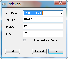 硬碟效能測試《DiskMark》快速測試硬碟寫入/讀取效能