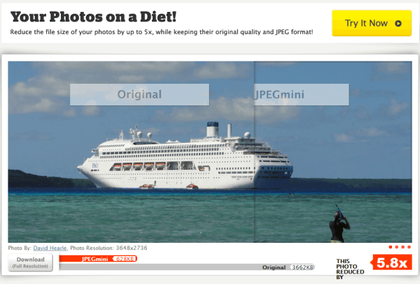 圖片壓縮線上工具《JPEGmini》檔案容量縮小近6倍、照片品質不變
