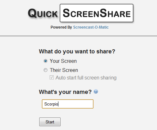 線上工具《Quick ScreenShare》免軟體進行遠端桌面連線
