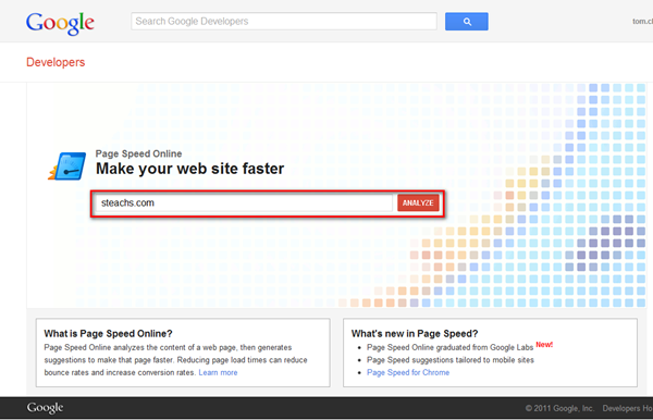 Google實驗室推出《Page Speed Online》檢測網站速度並給予最佳化調整建議