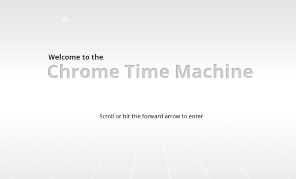 Chrome 時光機《Chrome Time Machine》Google 瀏覽器四歲了，你用多久了？