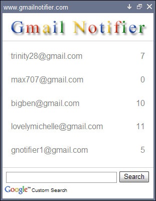 信箱管理《Gmail Notifier》Gmail多重帳戶信件通知工具
