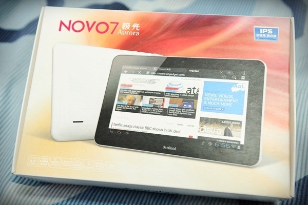 《開箱文》艾諾Novo7極光平板電腦，平價Android平板電腦
