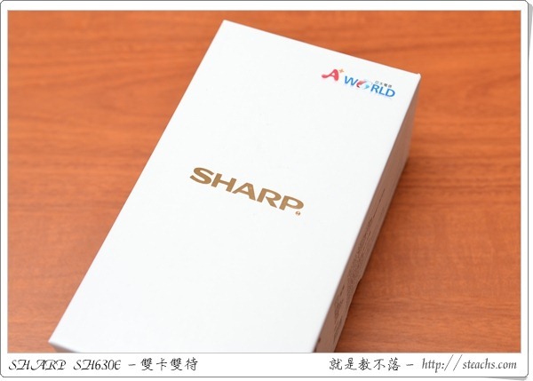 《開箱文》Android 4.3 吋雙核心雙卡雙待手機 SHARP SH630E