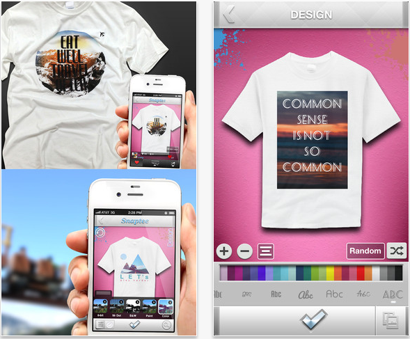 iOS 軟體《T-shirt design》設計 T恤一指搞定，購買全球免運費