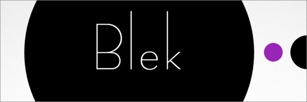 iOS 遊戲《Blek》重線條軌跡突破重重關卡，難度頗高的，挑戰吧！