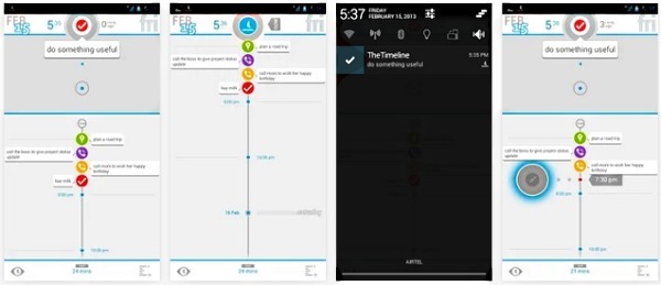 Android 軟體《The Timeline》用時間軸顯示行事曆，清楚明瞭、簡單方便