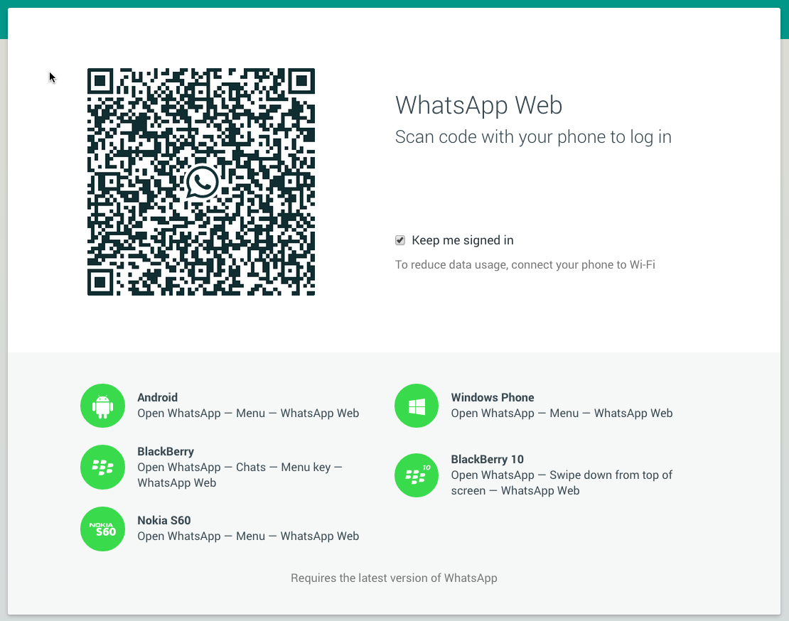 WhatsAPP 推出網頁版，終於也可以在電腦/平板上打字聊天