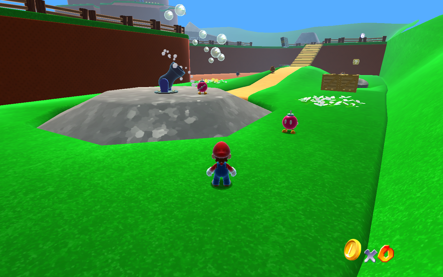 Super Mario 64 - 經典超級瑪莉重製，在電腦上體驗高畫質 3D 瑪莉歐