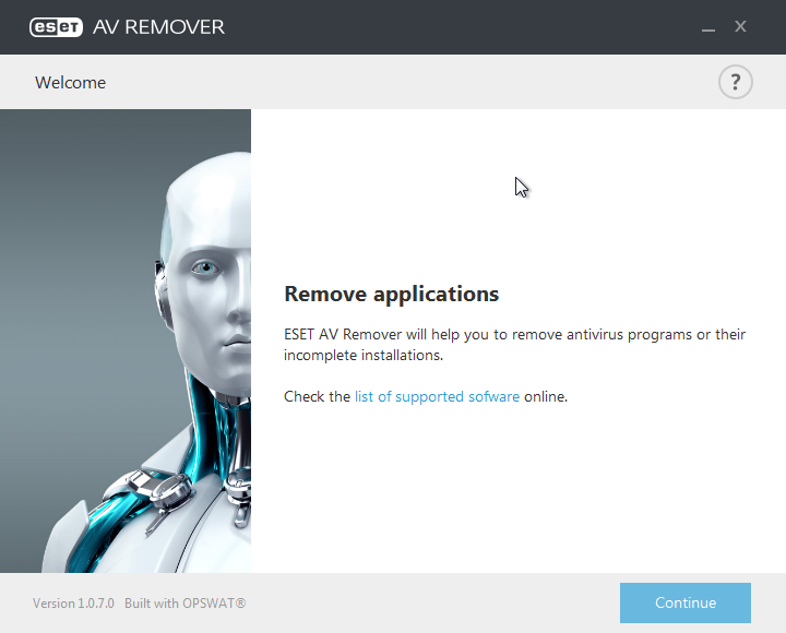 ESET AV Remover - 掃描你電腦上的惡意程式，將有問題的軟體通通清除