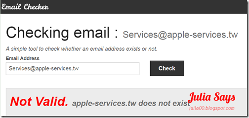 提高警覺，防詐騙! 啟動 Email Checker 檢查 (Apple ID 雙步驟驗證，你設了沒?)