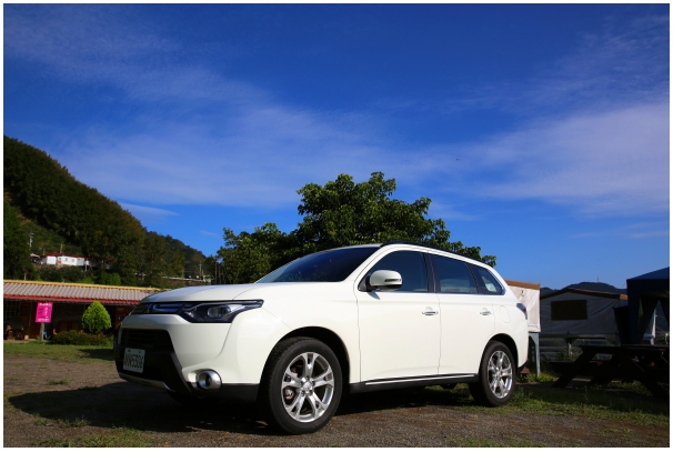 新竹五峰左岸涼營地 - 開著 Mitsubishi 2015 OUTLANDER 露營去，低油耗、大空間！