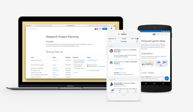 Dropbox 推出 Paper 協助團隊創意發想、資料共享，歡迎加入即時互動新園地 (支援 Web/ iOS/ Android x 熱門公測中)
