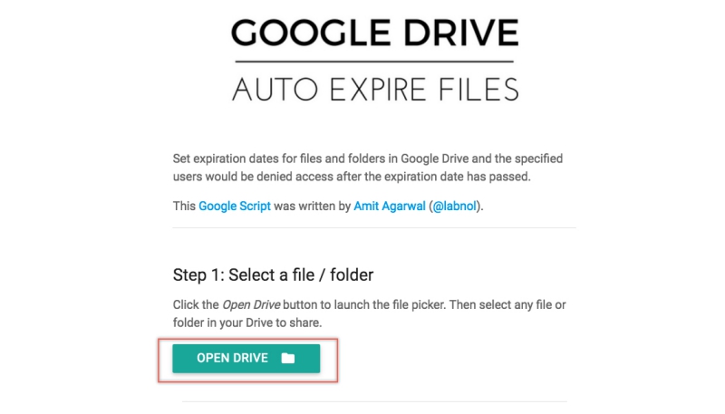 透過 Google Drive 分享檔案時設定有效期限，時間到自動取消共享