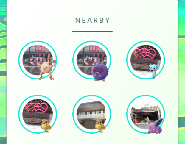 Pokemon Go 的 Nearby 功能更新，正確的告訴你精靈在哪個補給站附近