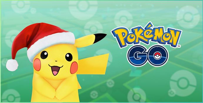 Pokemono Go 聖誕「限定版皮卡丘」，還有二隻寶可夢全新登場！