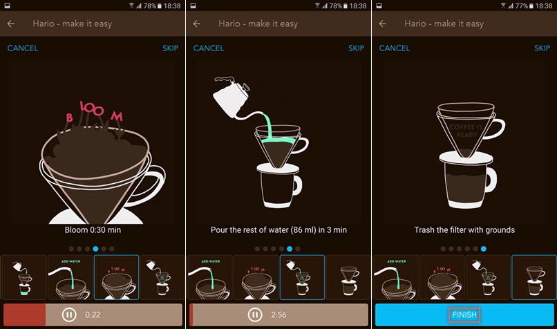 coffee.cup.guru - 不用記配方，使用動畫一步一步教你煮出好咖啡