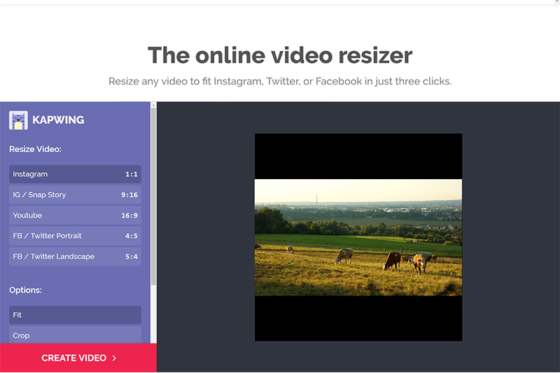 【線上工具/服務】The online video resizer - 將影片調整成適合社群網站的尺寸，支援 FB、IG 等