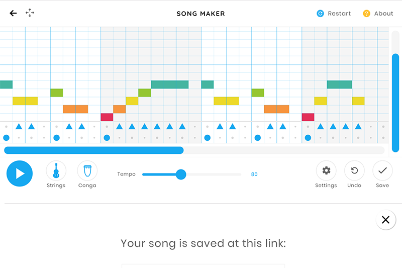 【線上工具/服務】Song Maker - Google 音樂實驗室推出簡單又好玩的線上作曲工具，支援多種樂器