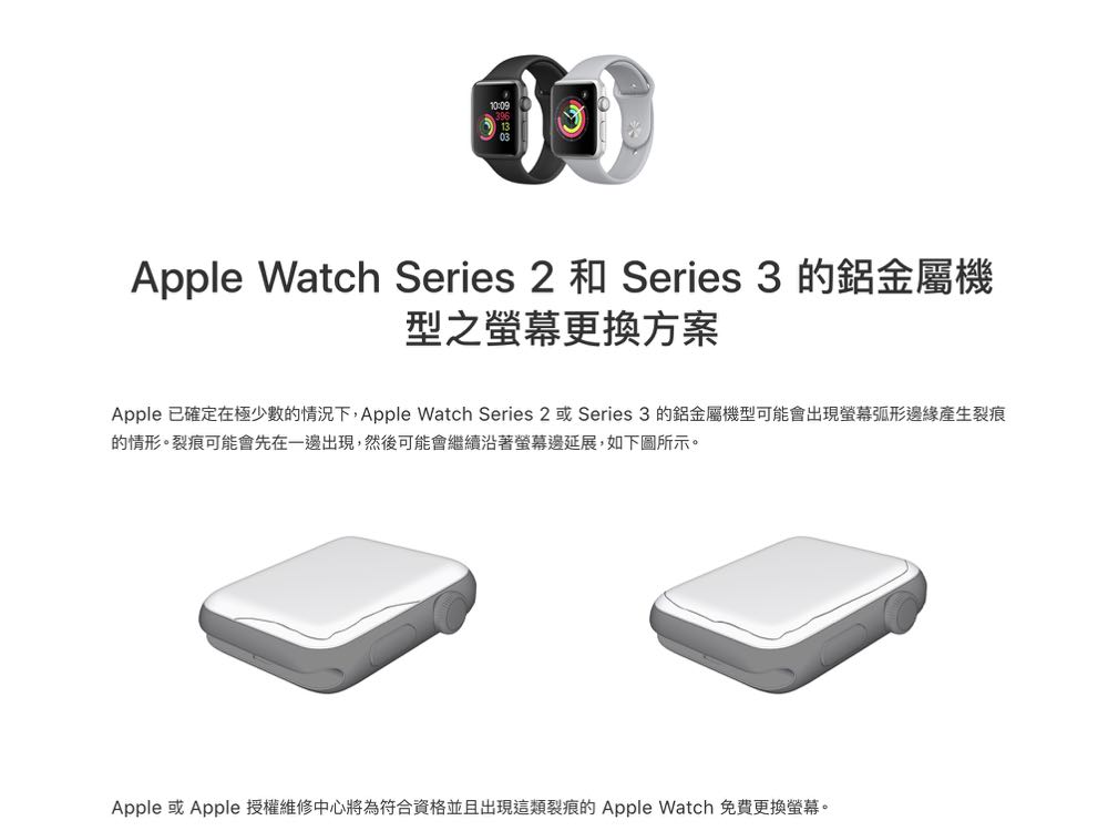 【網路大小事】Apple Watch 螢幕更換方案，共有 6 款機型符合條件！